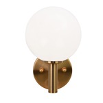 Cosmo Wall Sconce - Aged Gold Brass / Opal