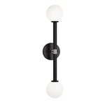 Stellar Wall Sconce - Black / Opal