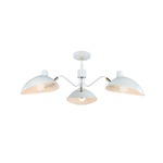 Droid Semi Flush Ceiling Light - White