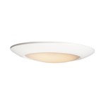 Diverse T24 Damp Location Ceiling Light - White / White