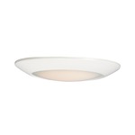 Diverse T24 Damp Location Ceiling Light - White / White