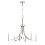 Lyndon Chandelier - Satin Nickel