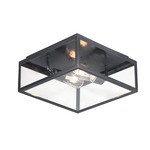 Catalina Outdoor Flush Ceiling Light - Dark Bronze