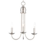 Logan Chandelier - Satin Nickel