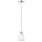 Vital Mini Pendant - Satin Nickel / Frosted