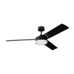 Cirque Ceiling Fan - Midnight Black / Midnight Black