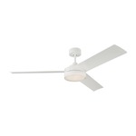 Cirque Ceiling Fan - Matte White / Matte White