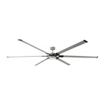 Loft 96 Inch Ceiling Fan - Painted Brushed Steel / Painted Brushed Steel