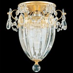 Bagatelle Semi Flush Ceiling Light - Heirloom Gold / Heritage Crystal