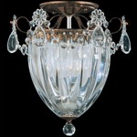Bagatelle Semi Flush Ceiling Light - Heirloom Bronze / Heritage Crystal