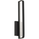 Banda Wall Sconce - Matte Black / Clear