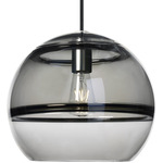 Sedona Pendant - Satin Nickel / Transparent Smoke