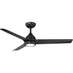 Mocha Smart Ceiling Fan - Matte Black / Matte Black