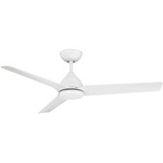 Mocha Smart Ceiling Fan - Matte White / Matte White