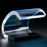 Acrilica Table Lamp - Black / Transparent