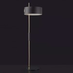 1953 Floor Lamp - Matte Black / Satin Gold