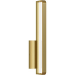 Banda Wall Sconce - Natural Brass / Clear