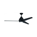 Acadian Ceiling Fan with Light - Flat Black