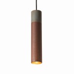 Roest Vertical Pendant - Rust / Zinc