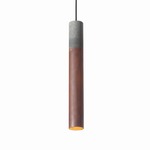 Roest Vertical Pendant - Rust / Zinc