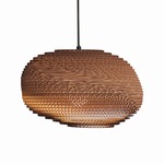 Alki Scraplights Pendant - Black / Natural