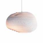 Alki Scraplights Pendant - White / White