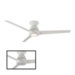 Tip Top DC Ceiling Fan with Light - Matte White / Matte White