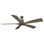 Aviator 70IN DC Ceiling Fan - Graphite / Weathered Grey