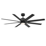 Renegade Ceiling Fan with Light - Matte Black