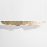 Mediterranea Linear Pendant - Brushed Brass