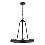 Kemal Chandelier - Midnight Black / Etched White