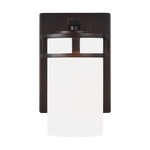 Robie Wall Sconce - Bronze / Etched White