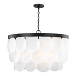 Mellita Pendant - Midnight Black / Satin Etched