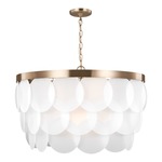 Mellita Pendant - Satin Brass / Satin Etched