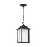 Kent Outdoor Frosted Pendant - Oxford Bronze / Satin Etched