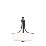 Kemal Pendant - Midnight Black / Etched White Kemal Pendant - Midnight Black / Etched White