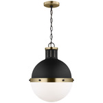 Hanks Pendant - Midnight Black / Smooth White