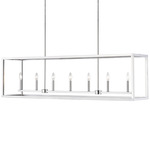 Moffet Street Linear Pendant - Brushed Nickel / Brushed Nickel