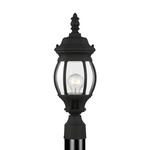 Wynfield Outdoor Post Mount - Black / Clear