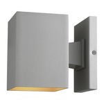 Pohl Squat Outdoor Wall Sconce - Brushed Nickel