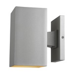 Pohl Squat Outdoor Wall Sconce - Brushed Nickel