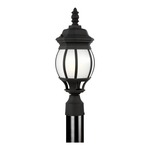 Wynfield Outdoor Post Mount - Black / Frosted