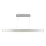 Volo Linear Pendant - Brushed Aluminum / Frosted