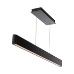Volo Linear Pendant - Black / Frosted