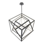 Atlas Chandelier - Black / White