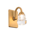 Rondelle Vanity Light - Aged Brass / Opal