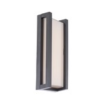 Axel Outdoor Wall Sconce - Black / Opal