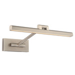 Reed Picture Light - Brushed Nickel / White