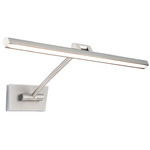 Reed Picture Light - Brushed Nickel / White