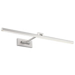 Reed Picture Light - Brushed Nickel / White
